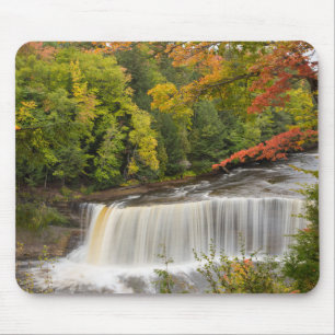 Alfombrilla De Ratón Cataratas Tahquamenon en Otoño