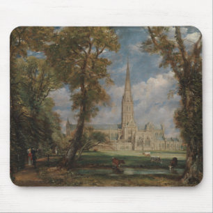 Alfombrilla De Ratón Catedral de John Constable el   Salisbury del Bish