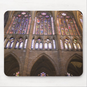 Alfombrilla De Ratón Catedral de León, vidrieras interiores
