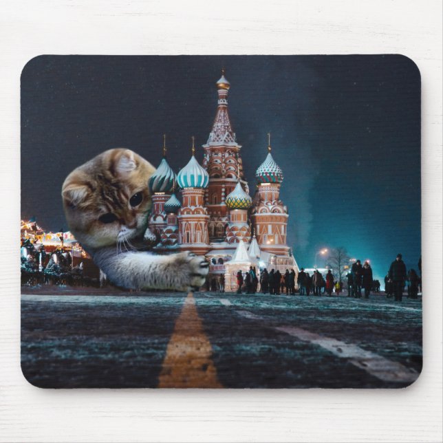 Alfombrilla De Ratón Catedral de San Basil y Hosico (Frente)