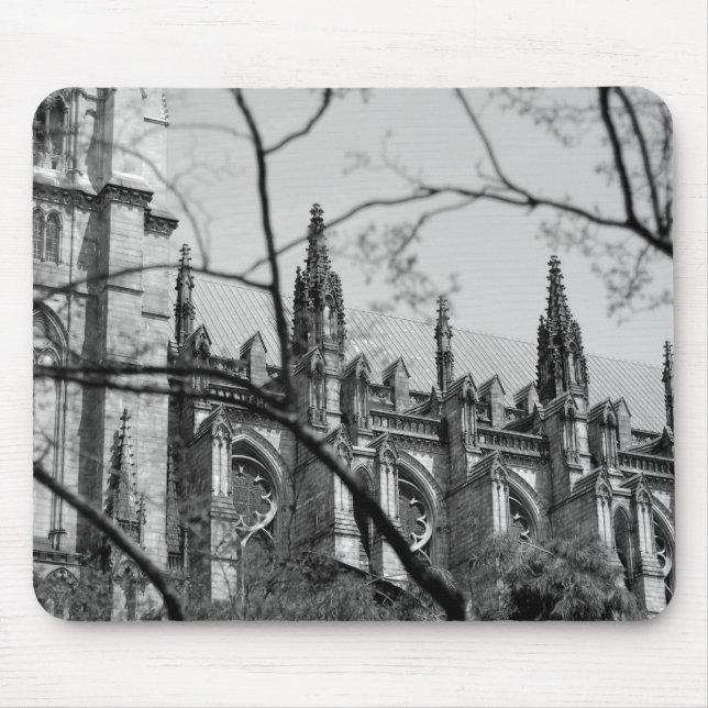 Alfombrilla De Ratón Catedral en primavera (Frente)