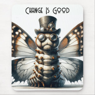 Alfombrilla De Ratón Caterpillar Steampunk