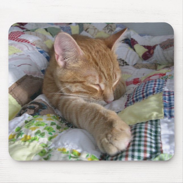 Alfombrilla De Ratón Catnap cómodo Mousepad del edredón (Frente)