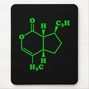 Alfombrilla De Ratón Catnip Nepetalactona Fórmula Química Molecular
