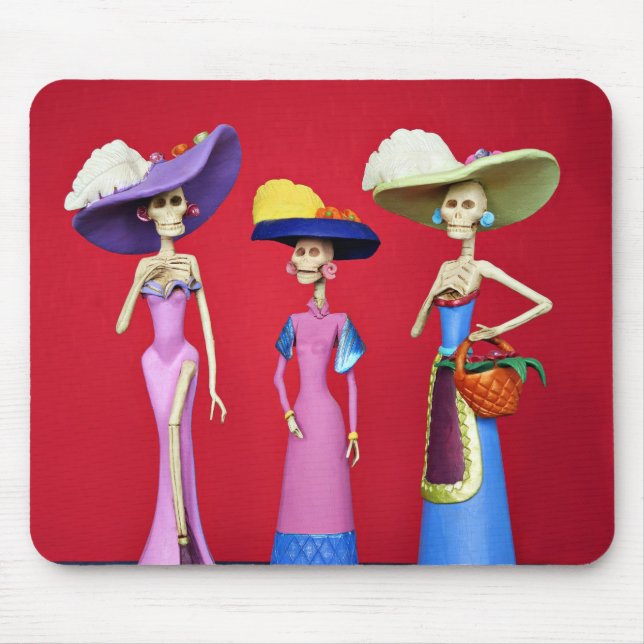Alfombrilla De Ratón Catrinas Mousepad (Frente)