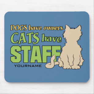 Alfombrilla De Ratón CATS HAN personalizado DEL PERSONAL mousepad