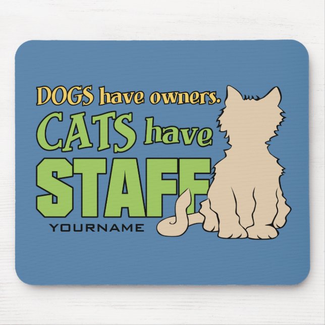 Alfombrilla De Ratón CATS HAN personalizado DEL PERSONAL mousepad (Frente)