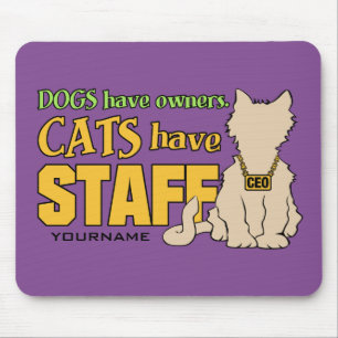 Alfombrilla De Ratón CATS HAN personalizado DEL PERSONAL mousepad