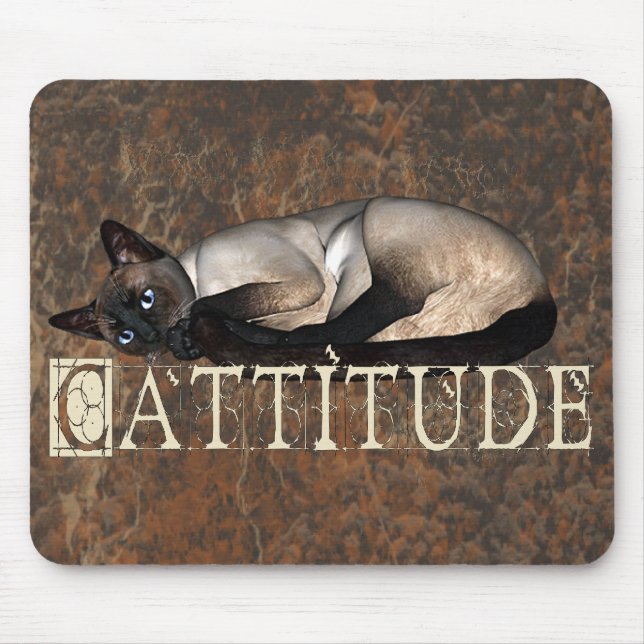 Alfombrilla De Ratón Cattitude (Frente)