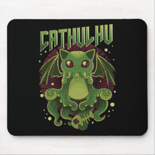 Alfombrilla De Ratón Catulhu Kawaii Cat Cthulhu