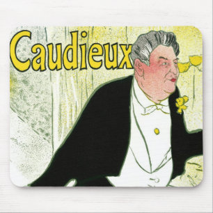 Alfombrilla De Ratón Caudieux de Toulouse Lautrec, Art Nouveau vintage,