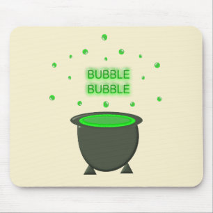 Alfombrilla De Ratón Cauldron y Bubbling Green Brew Halloween