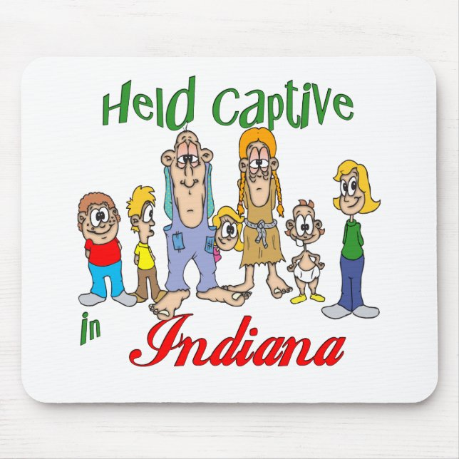 Alfombrilla De Ratón Cautiva en Indiana (Frente)