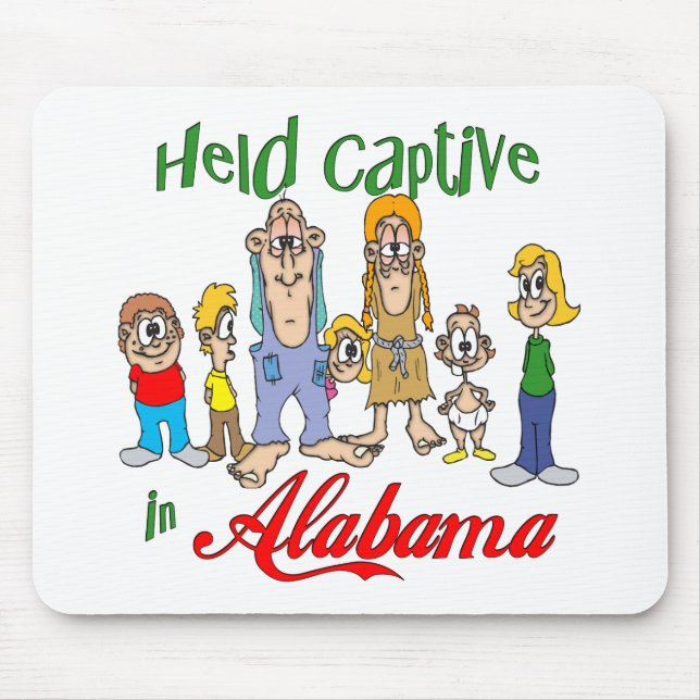 Alfombrilla De Ratón Cautivo en Alabama (Frente)
