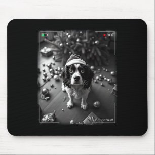 Alfombrilla De Ratón Cavalier King Charles Spaniel de Navidad Atrapado
