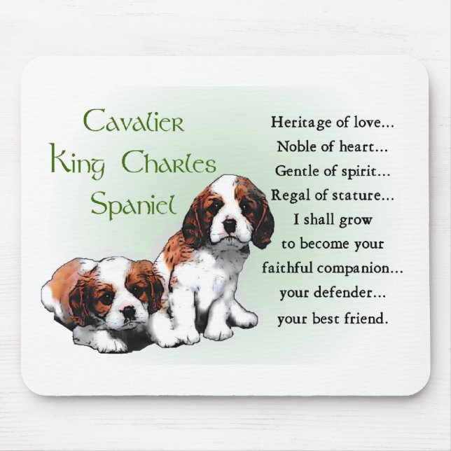 Alfombrilla De Ratón Cavalier King Charles Spaniel Gifts (Frente)