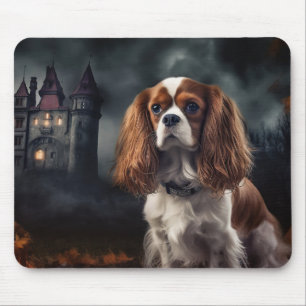 Alfombrilla De Ratón Cavalier King Charles Spaniel Halloween Espeluznan