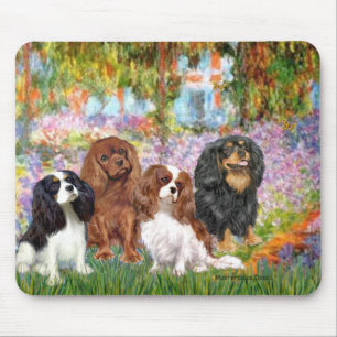 Alfombrilla De Ratón Cavaliers (4) - en el jardín de Monet