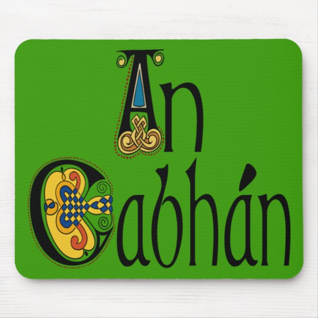 Alfombrilla De Ratón Cavan (gaélico) Mousepad (Frente)