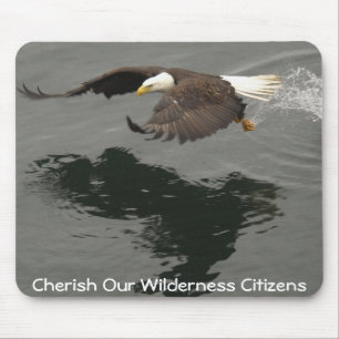 Alfombrilla De Ratón Caza de Eagle Calvo Mousepad