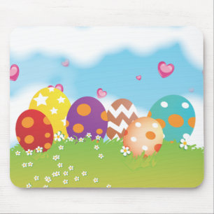 Alfombrilla De Ratón Caza de huevos de Pascua