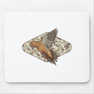 Alfombrilla De Ratón Caza de palos Camuflaje del viejo Camo Hunter Homb