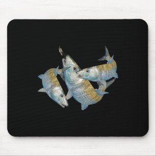 Alfombrilla De Ratón Caza de sábalo A Fly Fishing & De agua salada