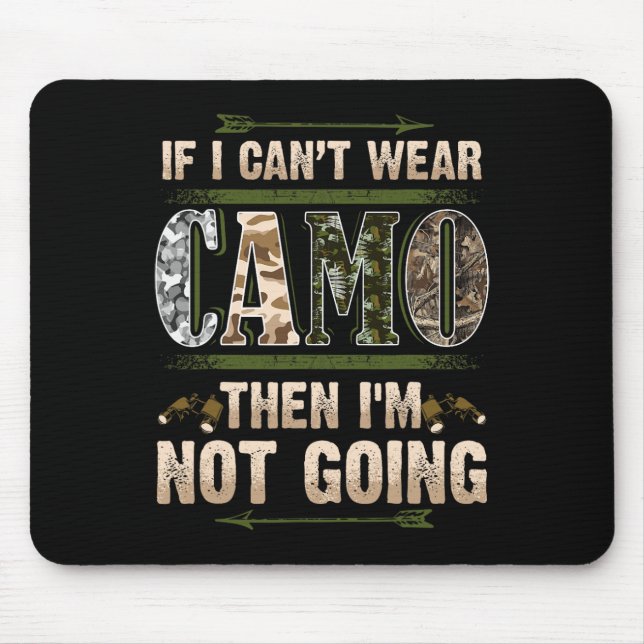 Alfombrilla De Ratón Caza divertida de camo Cazadores Buck Deer Country (Frente)