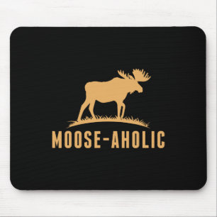 Alfombrilla De Ratón Caza divertida Gráfica Mujeres Moose-Aholic Hombre