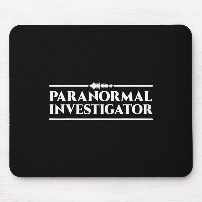 Alfombrilla De Ratón Caza fantasma Investigador paranormal 2 (Frente)