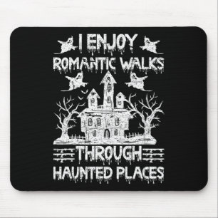 Alfombrilla De Ratón Caza fantasma, romántica caminata por un lugar ato