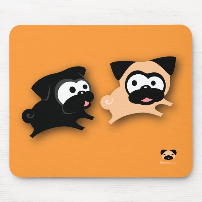 Alfombrilla De Ratón Caza Mousepad (naranja) (Frente)