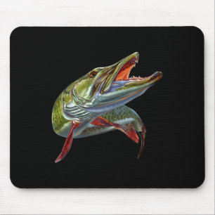 Alfombrilla De Ratón Cazador de lucio Pescador de lucio señuelo pesca c