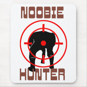 Alfombrilla De Ratón Cazador de Noobie
