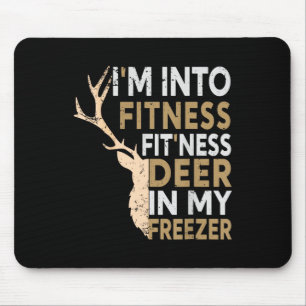 Alfombrilla De Ratón Cazador gracioso papá estoy en el gimnasio Deer Fr