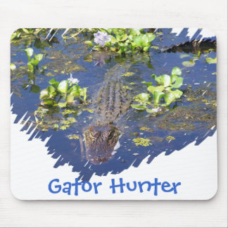 Alfombrilla De Ratón Cazador Mousepad del cocodrilo del pantano de