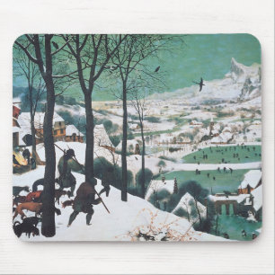 Alfombrilla De Ratón Cazadores en la nieve de Bruegel