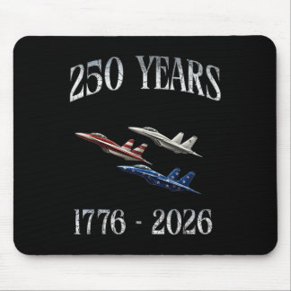 Alfombrilla De Ratón Cazas Bandera 250 Años 1776-2026 250 Cumpleaños