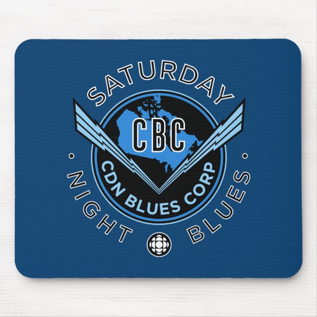 Alfombrilla De Ratón CBC Saturday Night Blues (Frente)