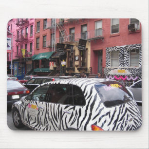 Alfombrilla De Ratón cebra en diseño del mousepad de Manhattan NYC
