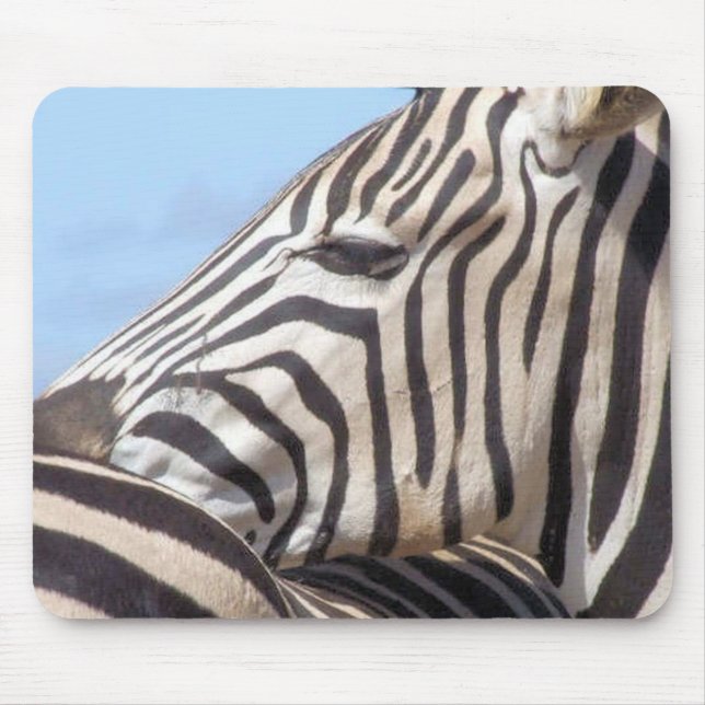 Alfombrilla De Ratón Cebra Mousepad/Mousemat (Frente)