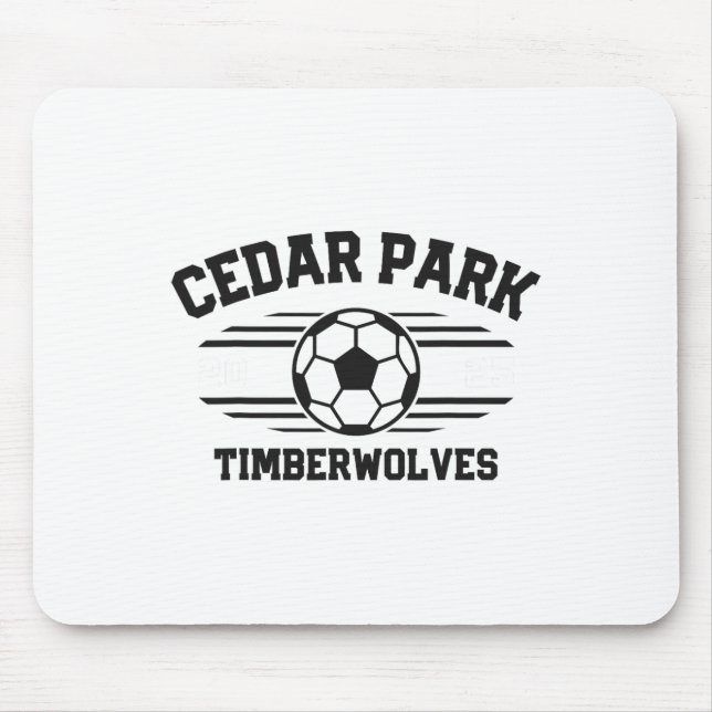 Alfombrilla De Ratón Cedar Park Timberwolves Fútbol Ll 2025  (Frente)