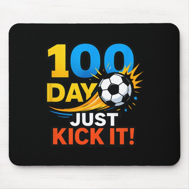 Alfombrilla De Ratón Celebración de 100 días ¡Simplemente patea! Explos (Frente)