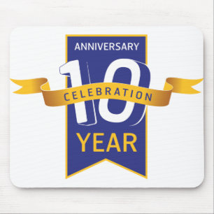 Alfombrilla De Ratón Celebración del Año del 10º Aniversario
