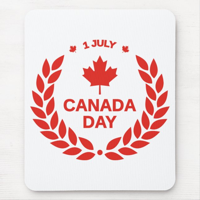 Alfombrilla De Ratón Celebración del Día de Canadá-24658 (Frente)