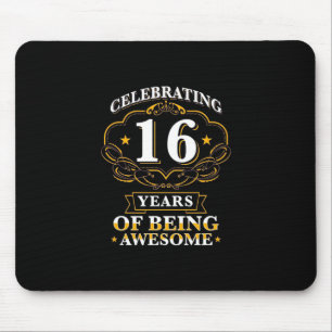 Alfombrilla De Ratón Celebrando 16 Años De Ser Increíble