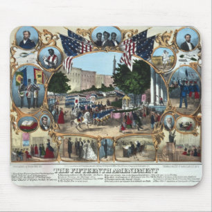 Alfombrilla De Ratón Celebrando la décimo quinta enmienda - 1870 -