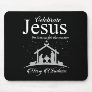 Alfombrilla De Ratón Celebrar A Jesús Es La Razón De La Temporada Chris