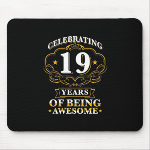Alfombrilla De Ratón Celebrating 19 Years Of Being Awesome
