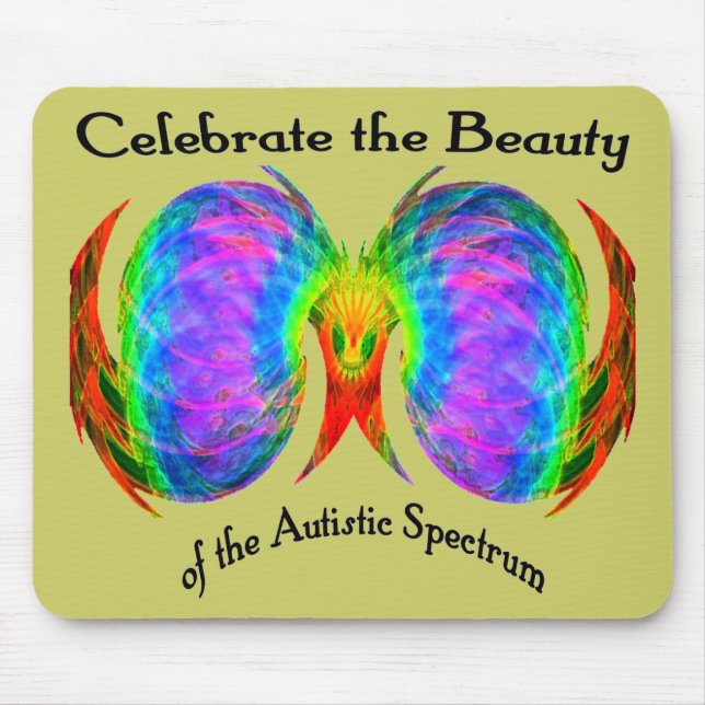 Alfombrilla De Ratón Celebre el espectro Mousepad (Frente)